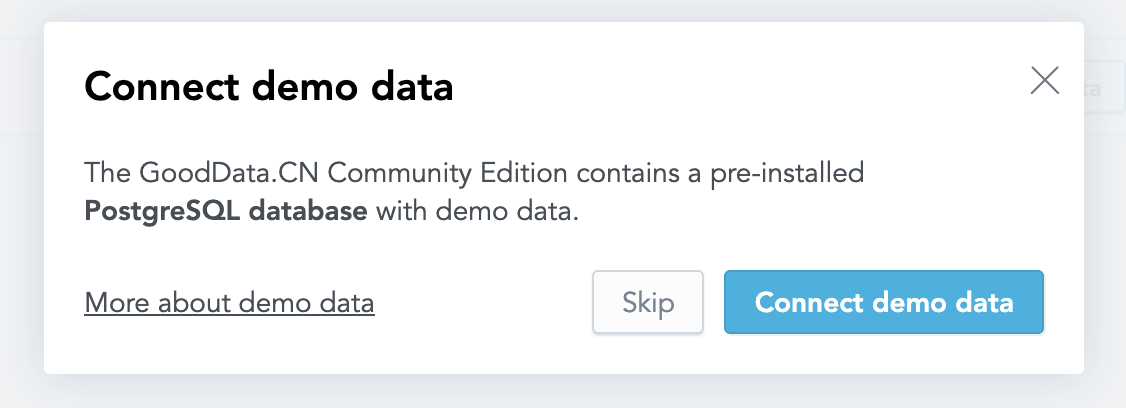 Connect demo data
