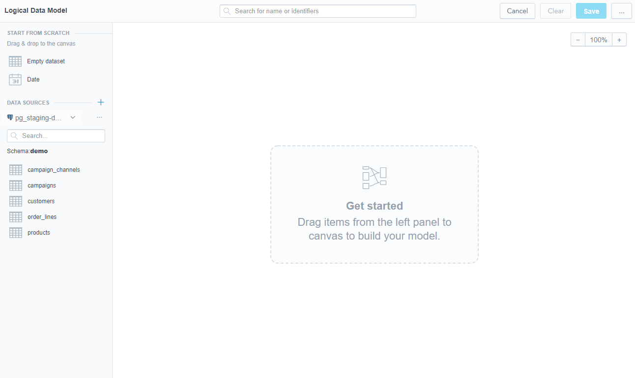 empty modeler