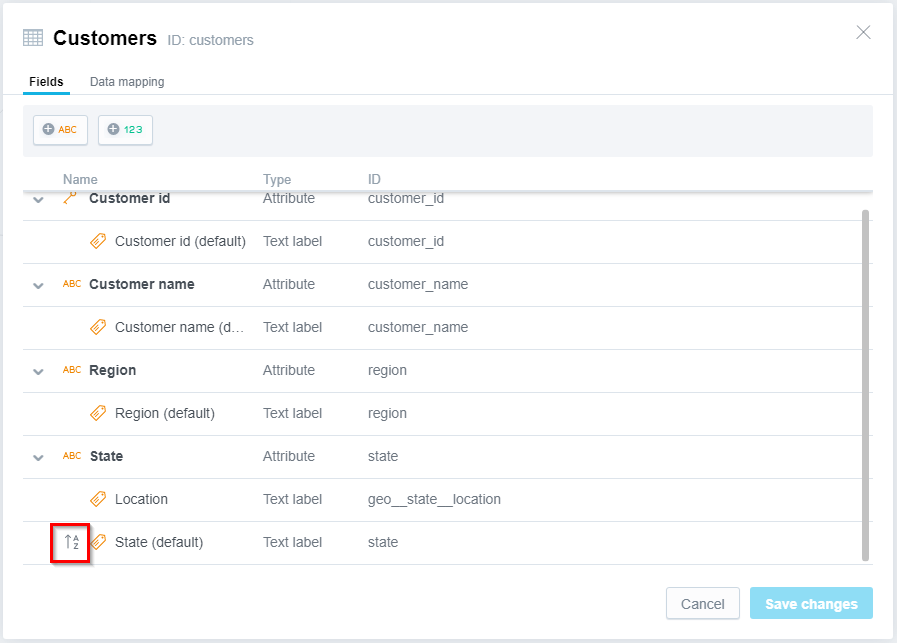 verify sorting