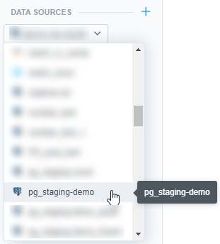 Select data source